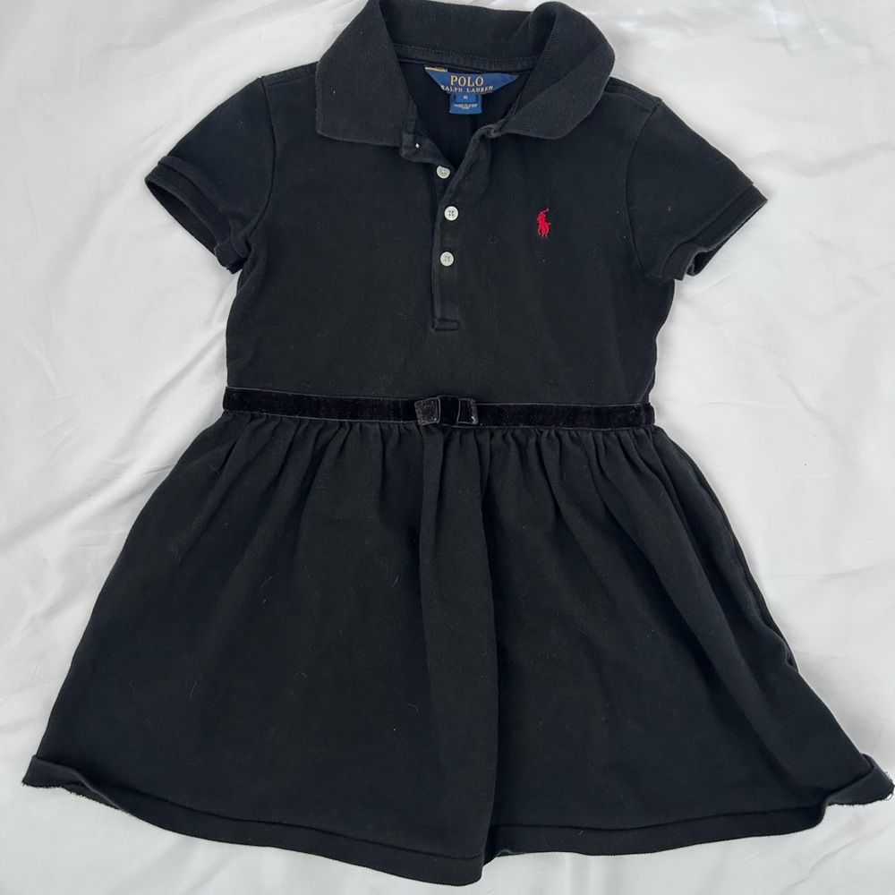 Polo by Ralph Lauren Black Polo Shirt with Red Logo
